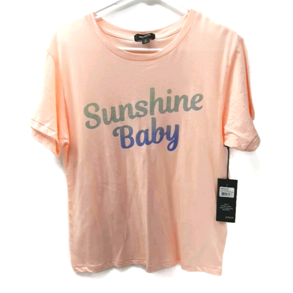 NWT Wildfox Sunshine Baby Keke tee Medium